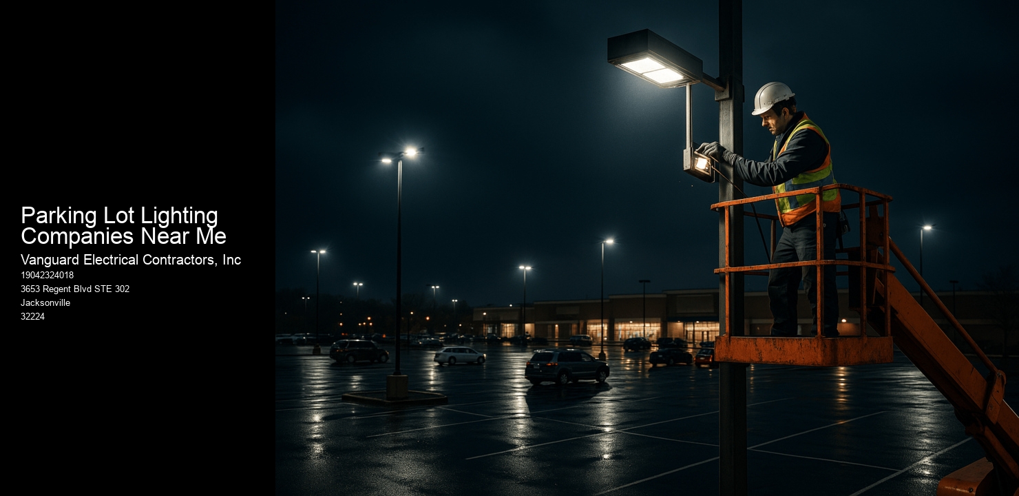 Parking Lot Lighting Companies Near Me