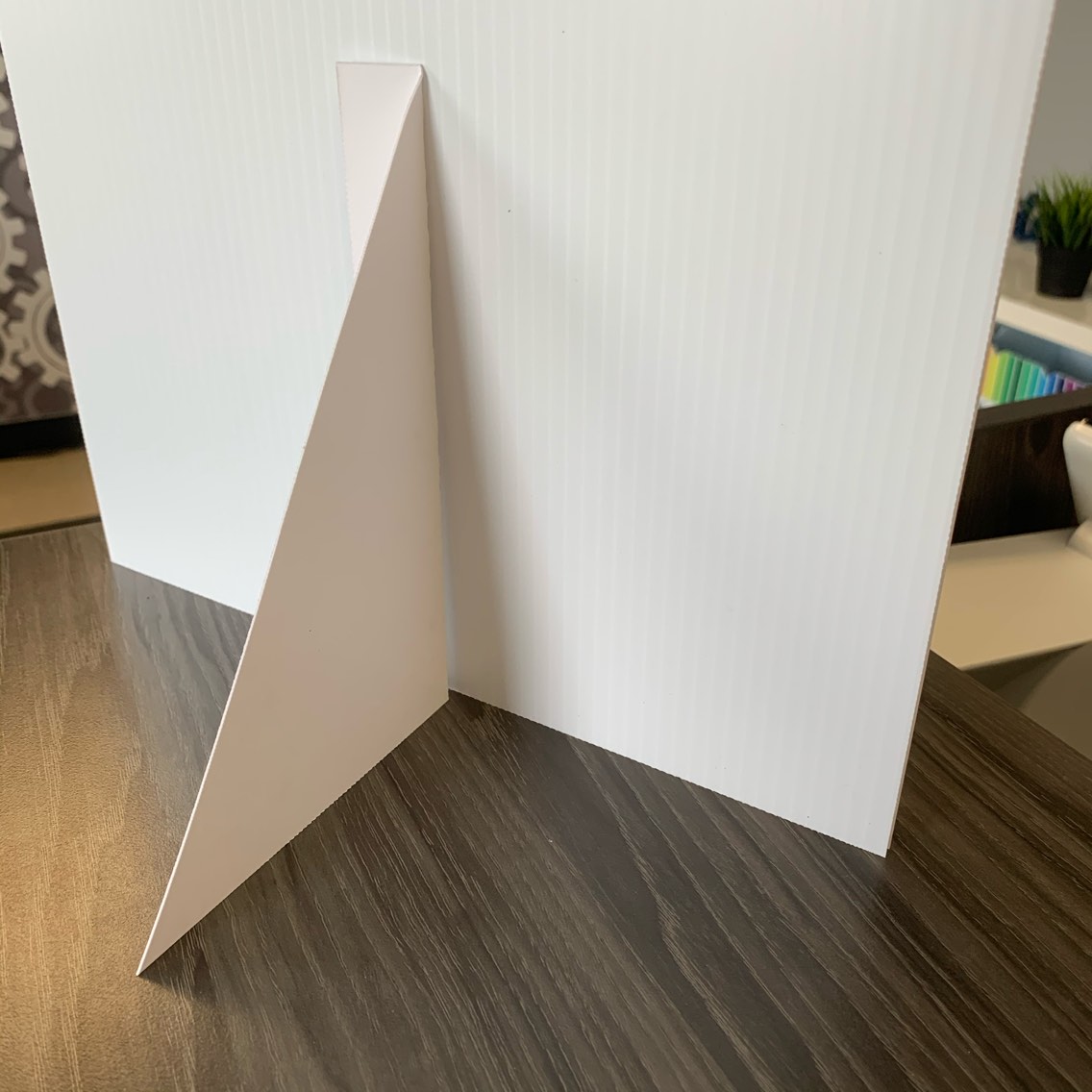 Easel Back for Displaying Sign Deadline Signs