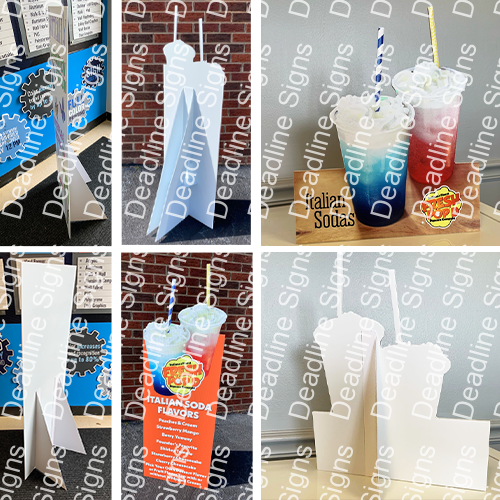 Easel Back for Displaying Sign Deadline Signs