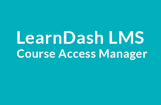 Course Access Manager 550x360