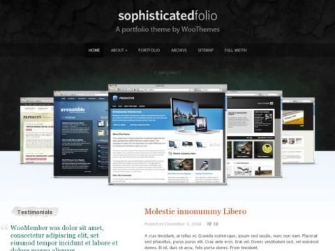 WooThemes SophisticatedFolio Premium Theme 1.3.3