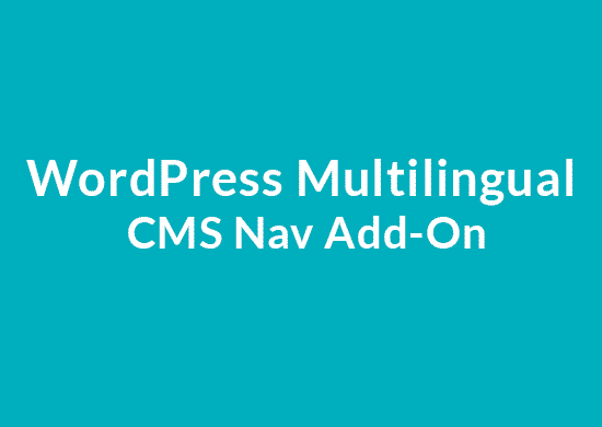 WordPress Multilingual CMS Nav Add-On 1.5.5