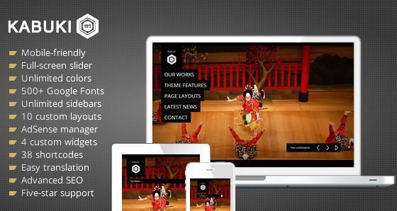 Kabuki – Luxury Portfolio/Agency WordPress Theme 1.3.1