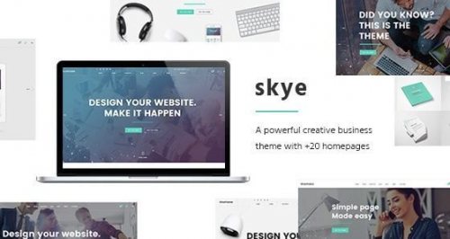 Skye – A Contemporary Theme for Creative Business 1.5