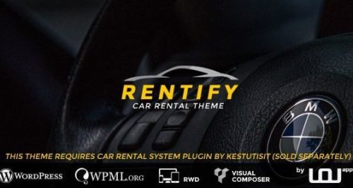 Rentify – Car Rental WordPress Theme 2.0.2