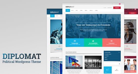 Political Candidate Responsive WordPress Theme – Diplomat 1.1.7