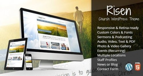 Risen – Church WordPress Theme Responsive 2.3.1