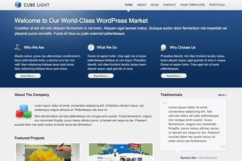 Theme Junkie CubeLight WordPress Theme 1.0.5