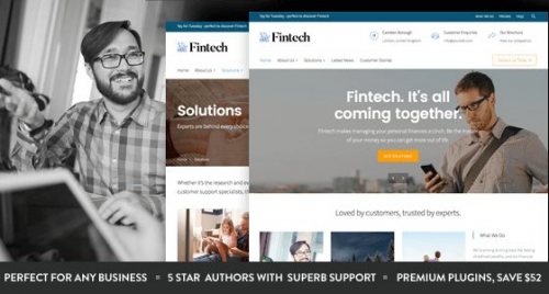 Fintech – Startup WordPress Theme 1.4.1