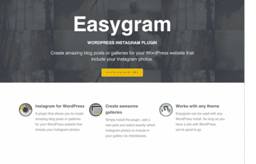 OboxThemes Easygram WordPress Plugin 1.0.1
