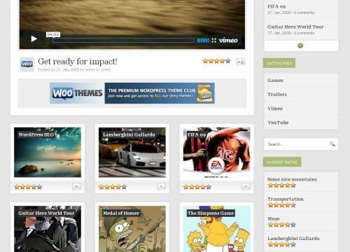 WooThemes WooTube Premium Theme 2.8.5