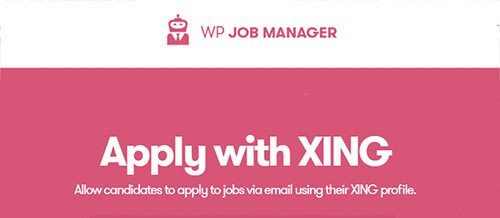 WP Job Manager Apply With Xing Addon 1.1.0