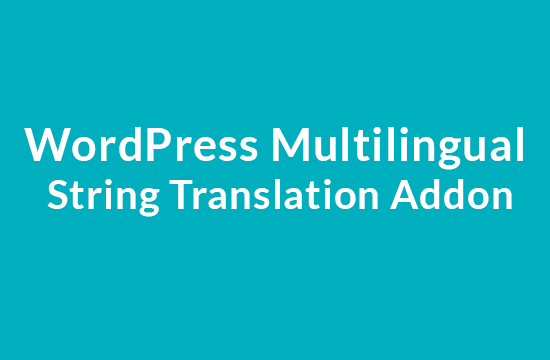 WordPress Multilingual String Translation Addon 3.2.3