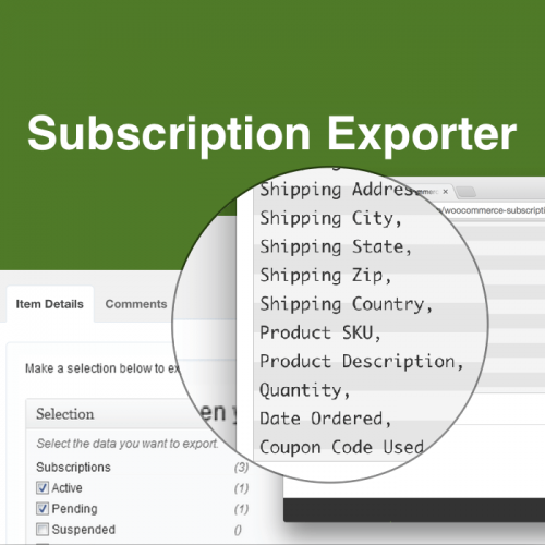 WooCommerce Subscription Exporter 1.1.11