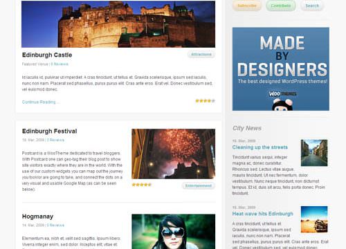 WooThemes City Guide Premium Theme 1.6.7