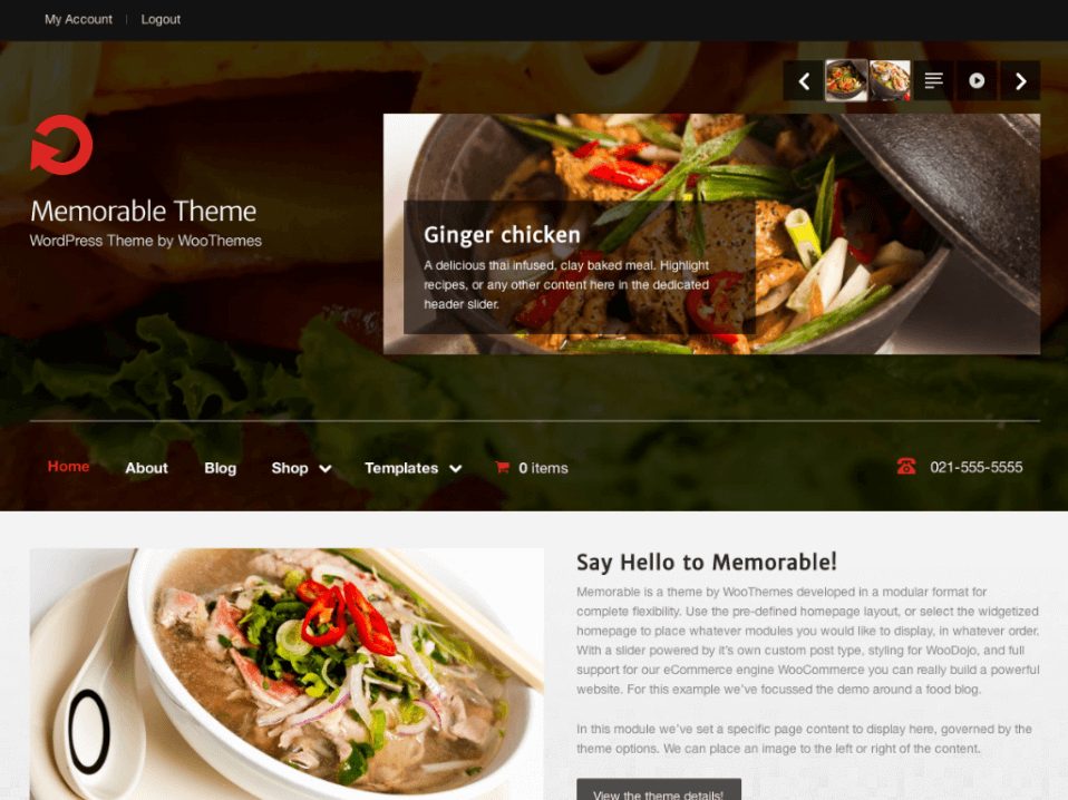 Woothemes Memorable WooCommerce Themes 1.1.13