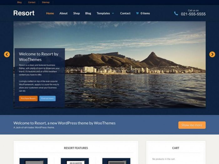 Woothemes Resort WooCommerce Themes 1.1.10