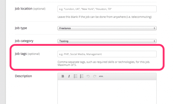 WP Job Manager Job Tags Addon 1.4.3