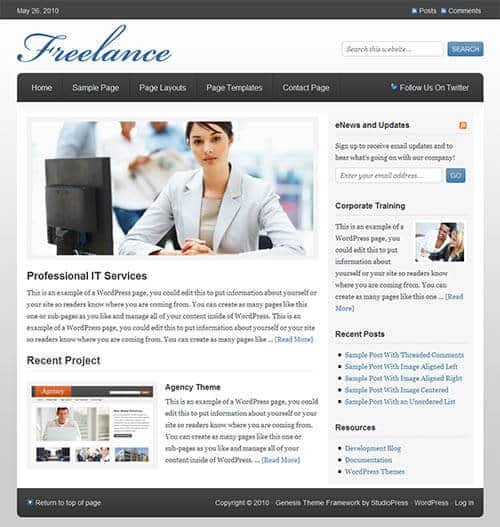 StudioPress Freelance Theme 1.0.1