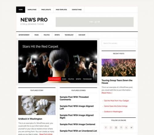 StudioPress News Pro Genesis WordPress Theme 3.2.2
