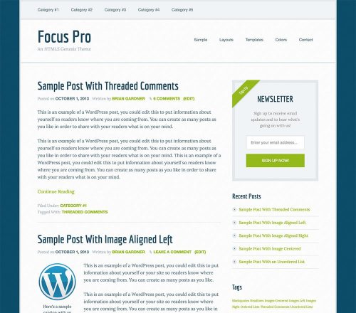 StudioPress Focus Pro Genesis WordPress Theme 3.1.3