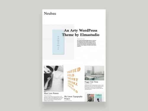 Elmastudio Neubau WordPress Theme 1.0.6