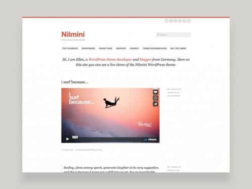 Elmastudio Nilmini WordPress Theme