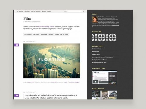 Elmastudio Piha WordPress Theme