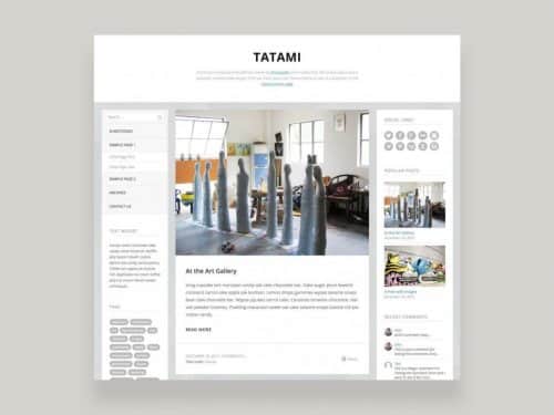 Elmastudio Tatami WordPress Theme 1.0.7