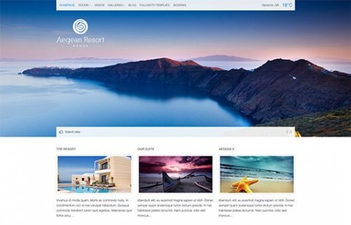 CSSIgniter Aegean Resort WordPress Theme 3.1.2