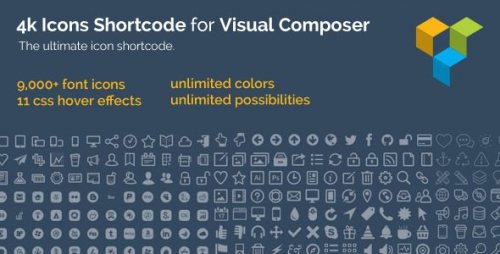 4k Icon Fonts for Visual Composer 2.10