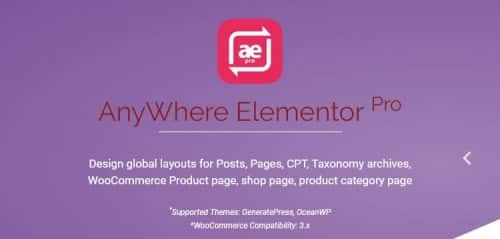 AnyWhere Elementor Pro WordPress Plugin 2.25.4