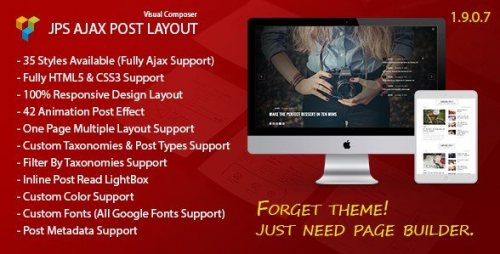 JPS Ajax Post Layout Addon For Visual Composer 1.9.0.9