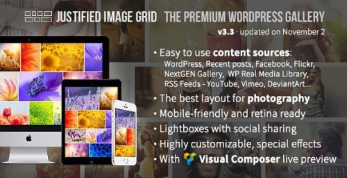 Justified Image Grid Premium WordPress Gallery 4.2.1