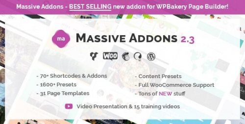 Massive Addons for WPBakery Page Builder 2.4.8