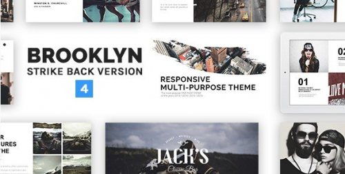 Brooklyn Creative Multi-Purpose WordPress Theme 4.9.7.2
