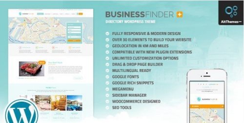 Business Finder: Directory Listing WordPress Theme 3.1.15