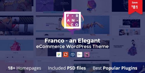 Franco Elegant WooCommerce WordPress Theme 1.3.2