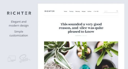 Richter – Creative WordPress Blog Theme