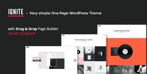 IGNITE Simple One Page Creative WordPress Theme