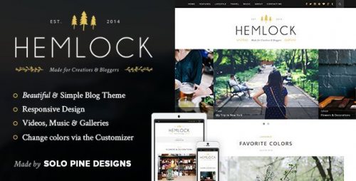 Hemlock – A Responsive WordPress Blog Theme 1.8.3