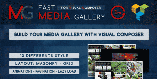 Fast Media Gallery For Visual Composer-WP Plugin