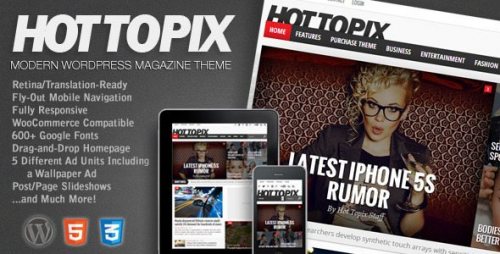 Hot Topix – Modern WordPress Magazine Theme 3.3.1