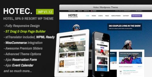 Hotec – Responsive Hotel, Spa And Resort WP Theme 2.5