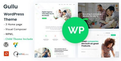 Gullu Agency Multipurpose WordPress Theme 1.9