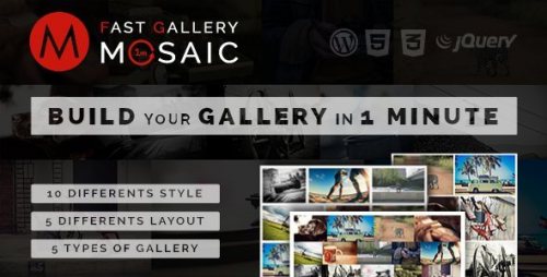 Fast Gallery Mosaic-WordPress Plugin
