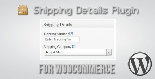 Shipping Details Plugin for WooCommerce 1.8.0.6