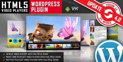HTML5 Video Player With Playlist WordPress Plugin 5.1.1.0