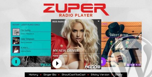 Zuper – Shoutcast and Icecast Radio Player 3.2