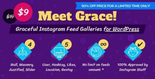 Instagram Feed Gallery Grace for WordPress 4.0.1
